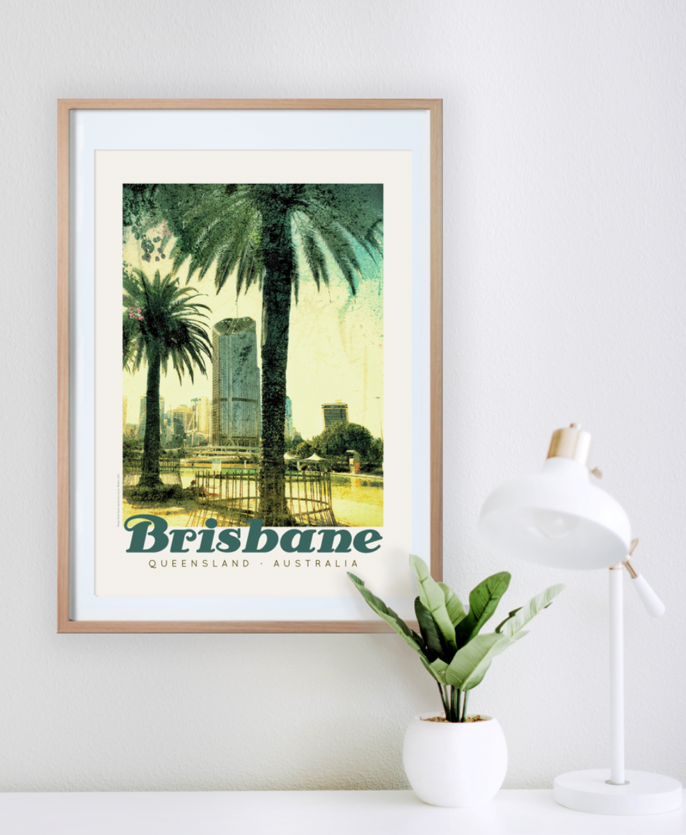 Brisbane Poster 'Southbank' descart