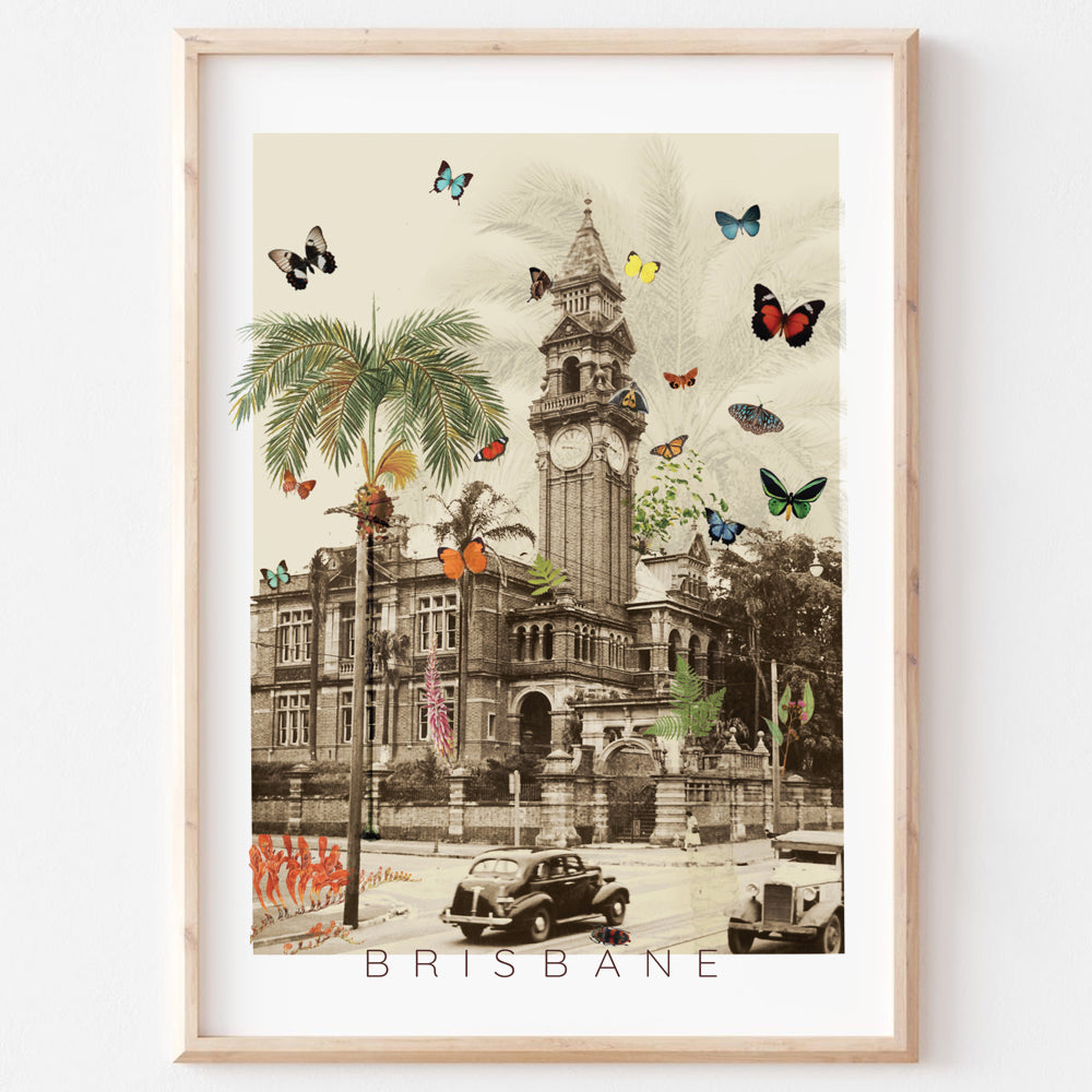 Brisbane Poster 'Old Town Hall'