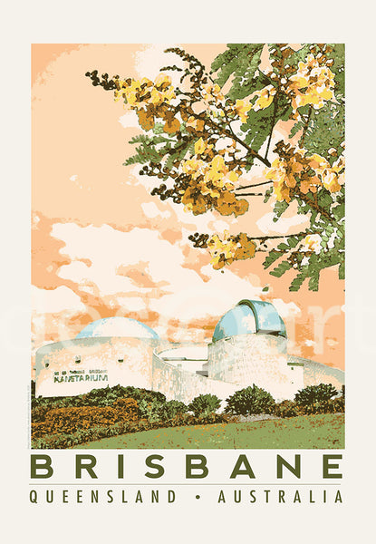 Brisbane Poster 'Planetarium'