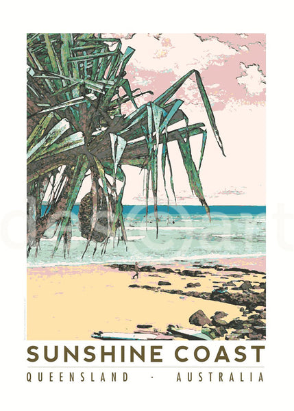 Sunshine Coast Poster 'Pandanus'