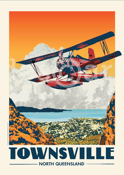 Townsville Poster 'Red Baron' with watermark